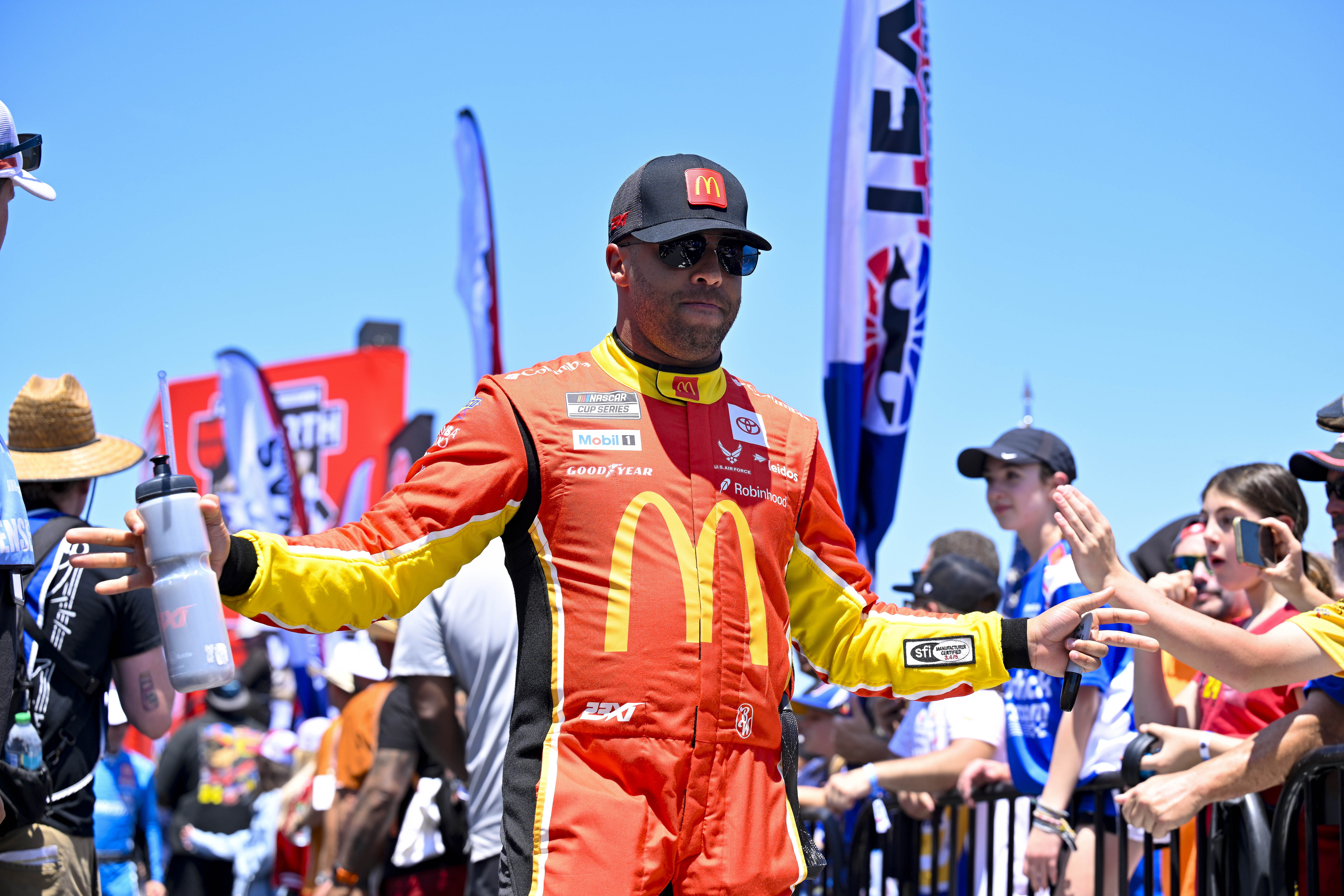 Bubba Wallace drives the #23 Toyota Camry for 23XI Racing - Source: Imagn